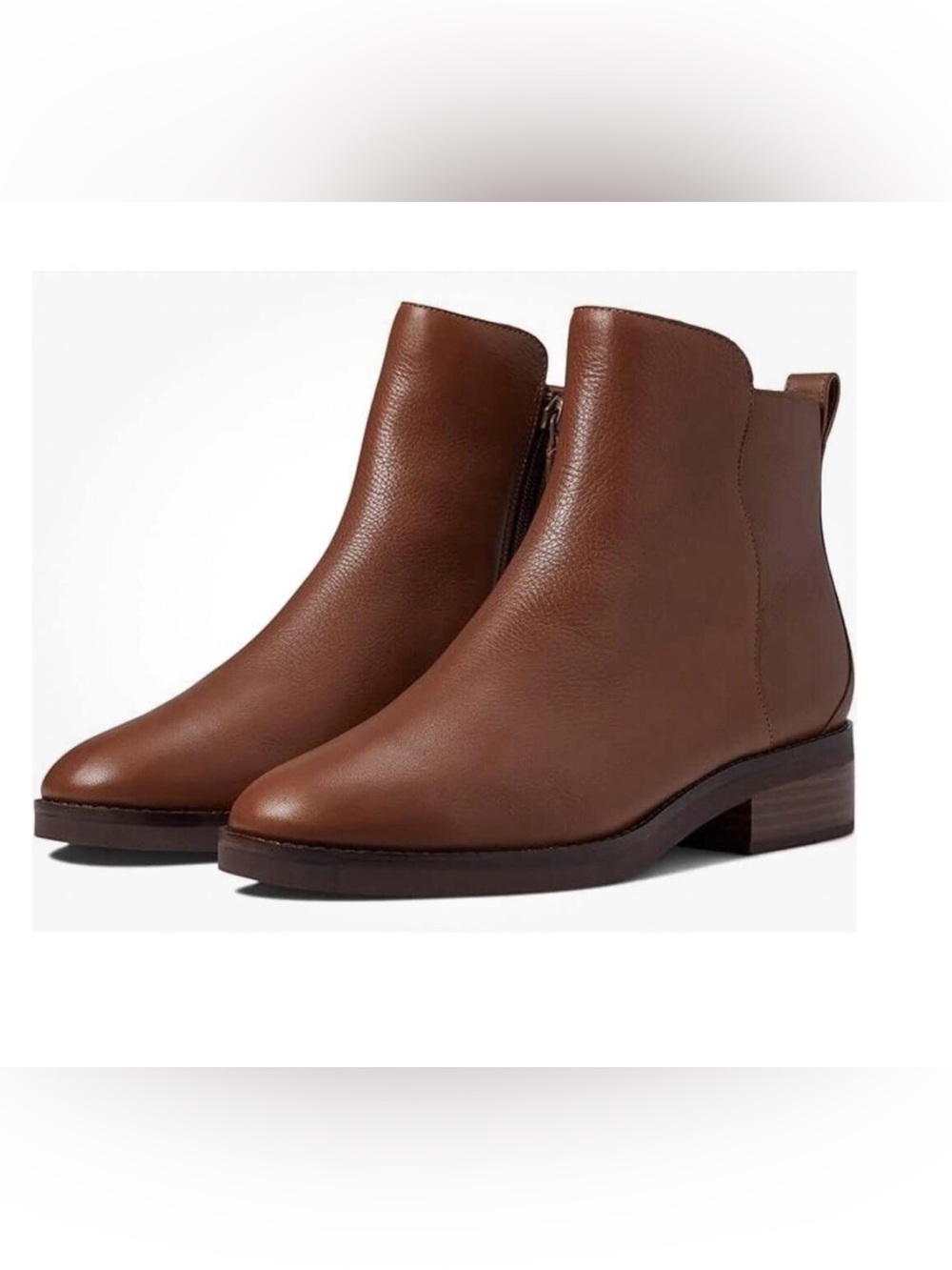 Cole Haan NWT Womens Chelsea River Boot Sequoia Leather Waterproof Brown Sz 5.5